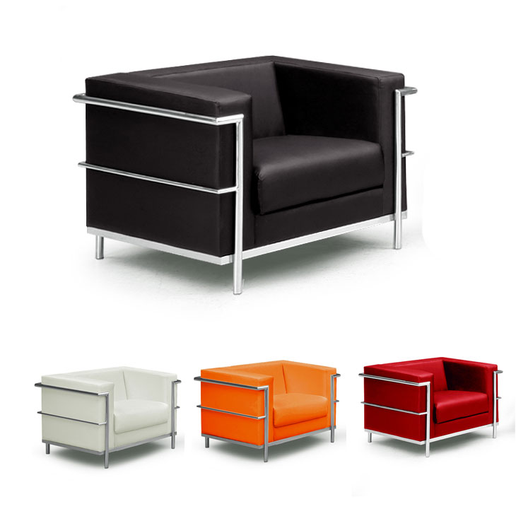 楽天市場】1人掛けソファ ル・コルビジェ LC2 デザイナーズ ソファー