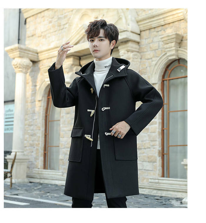 楽天市場】ダッフルコート ロングコート メンズコート フード付き 厚手