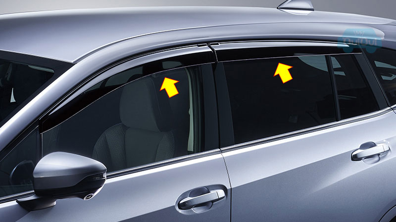 楽天市場】F0017VC000【スバル純正】ドアバイザー レヴォーグ(VN)レイ