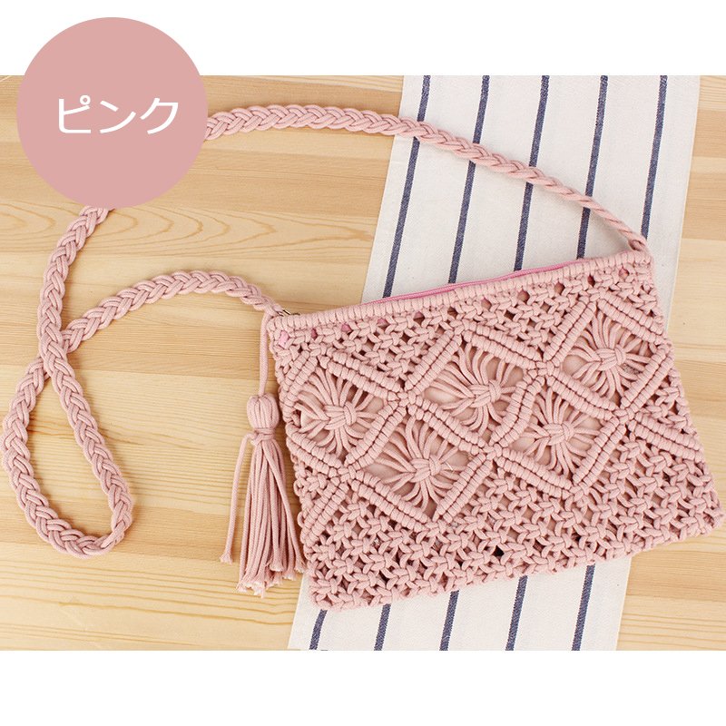 楽天市場】手編みバッグ レディース ニットバッグ 手提げ かわいい