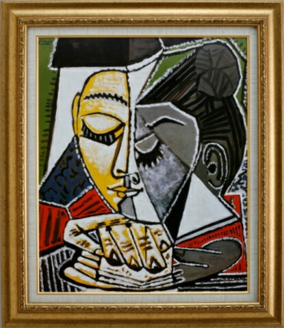 楽天市場】【受注生産品】 ピカソ【読書する女の顔】［ac-1904］世界の