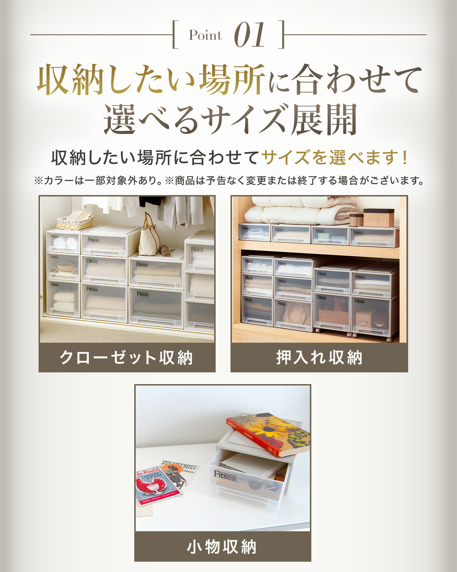 楽天市場】【公式店限定】フィッツケース クローゼット L-53