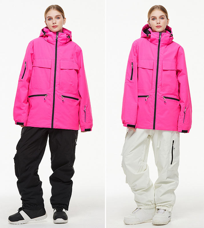 楽天市場】スノーボードウェア 男女兼用 上下セット 無地 全5色 メンズ