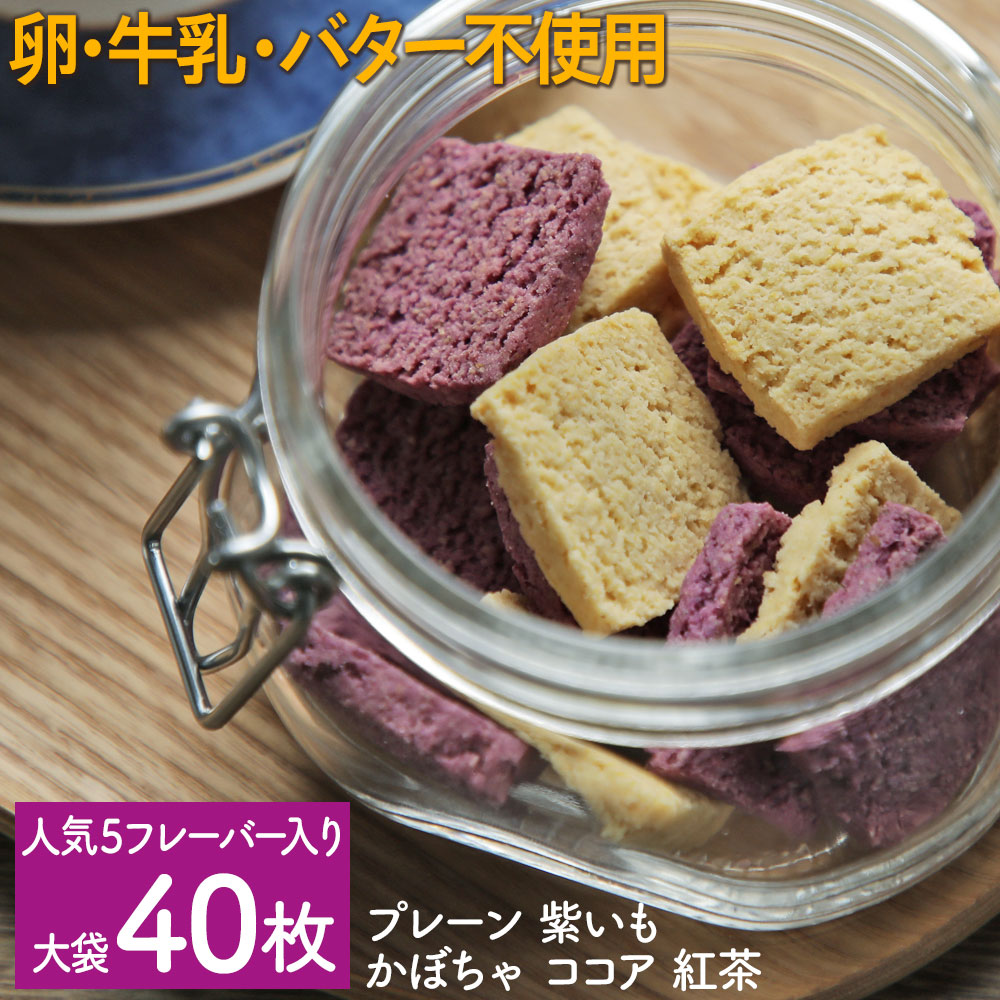 楽天市場】おからクッキー ダイエット 大袋 40枚入1袋（プレーン 紫