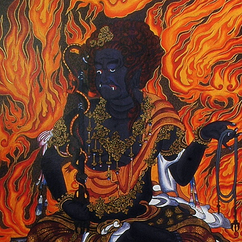 楽天市場】仏画ポスター 不動明王 : 天宝堂