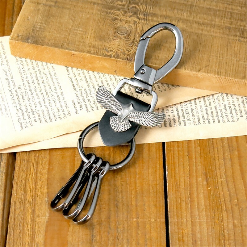 楽天市場】カラビナキーホルダー キーリング カラビナ メンズ シルバー