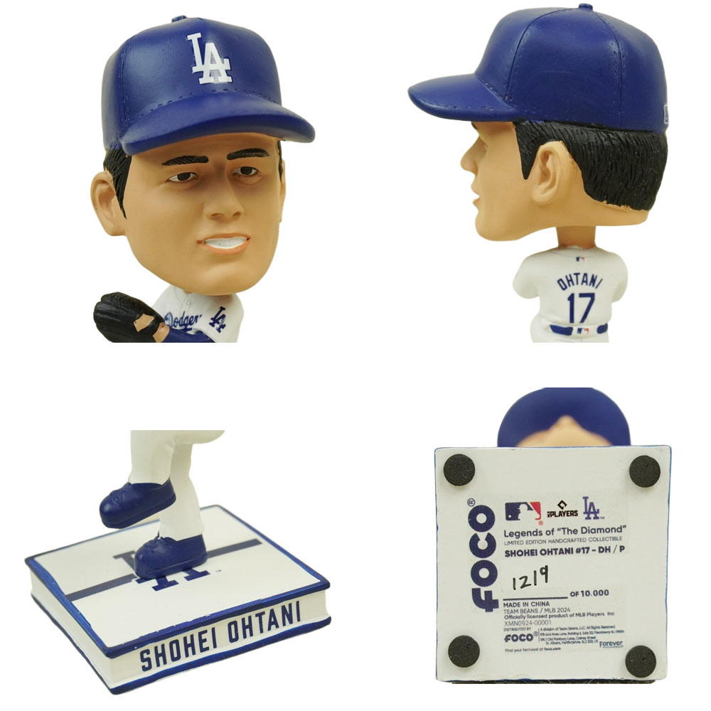 楽天市場】大谷翔平 ボブルヘッド シリアルナンバー入りFOCO 4.5インチ