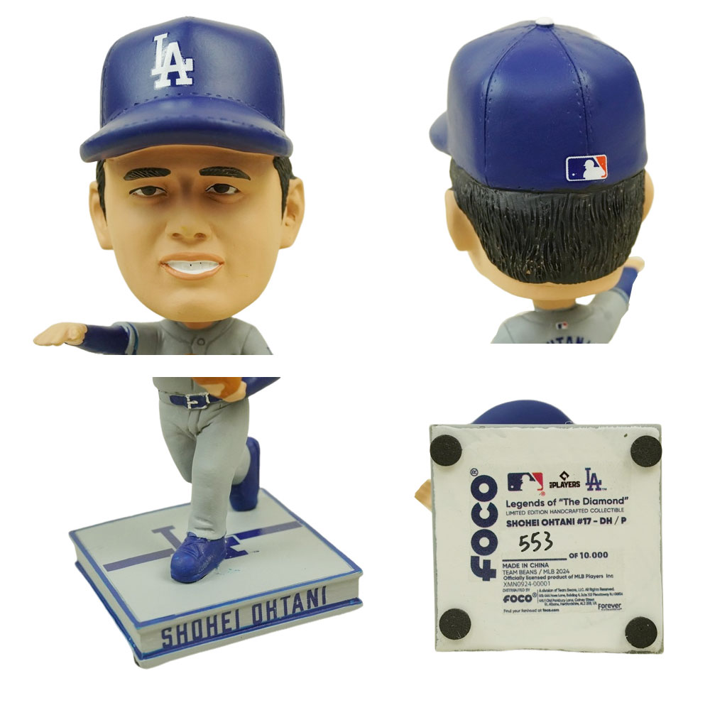 楽天市場】大谷翔平 ボブルヘッド シリアルナンバー入りFOCO 4.5インチ