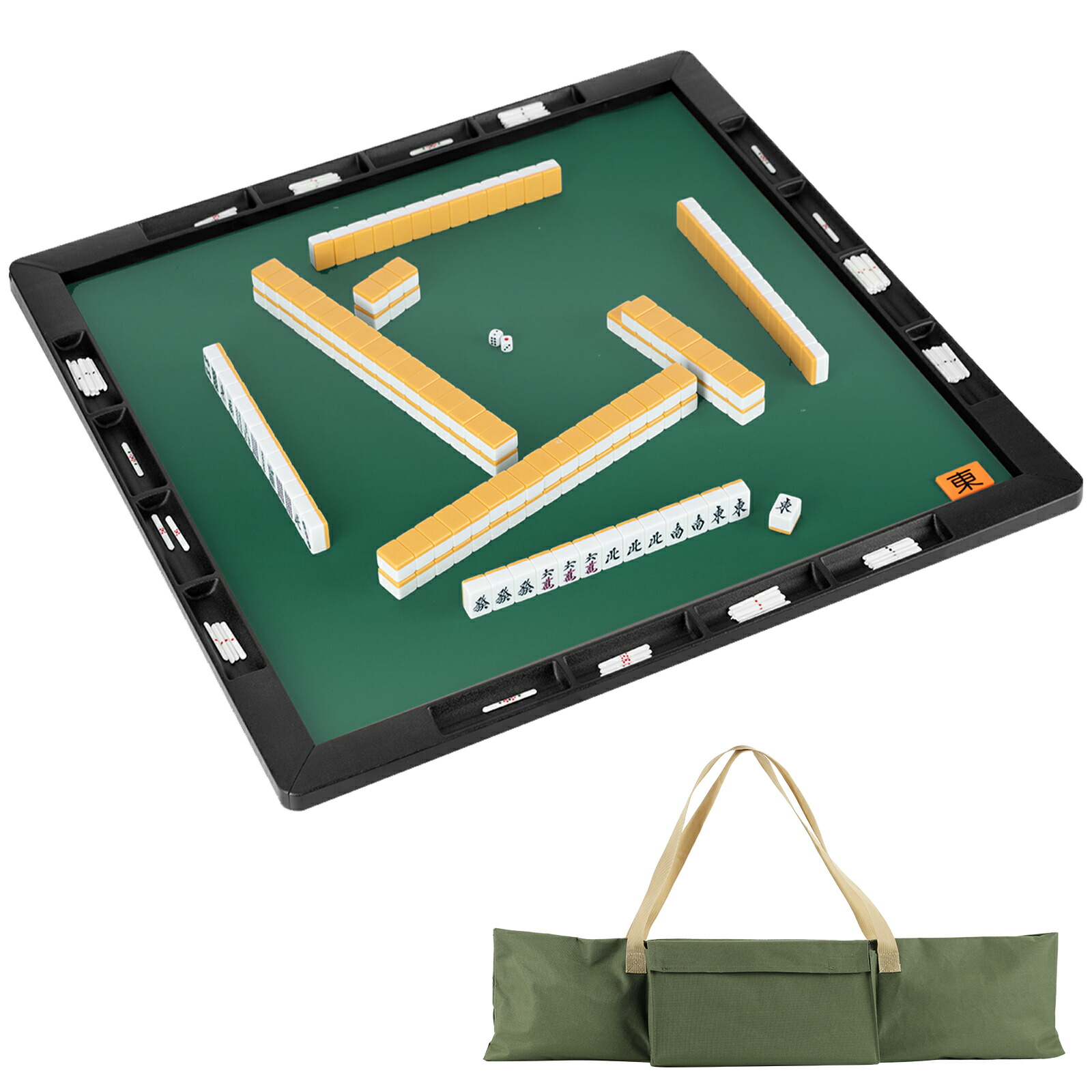 楽天市場】麻雀マット 収納バッグ付き 麻雀台 サイズ 小さめ サポート