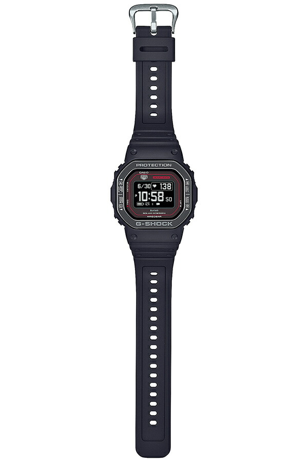 楽天市場】G-SHOCK G-SQUAD 心拍計測 血中酸素レベル計測 DW-H5600MB