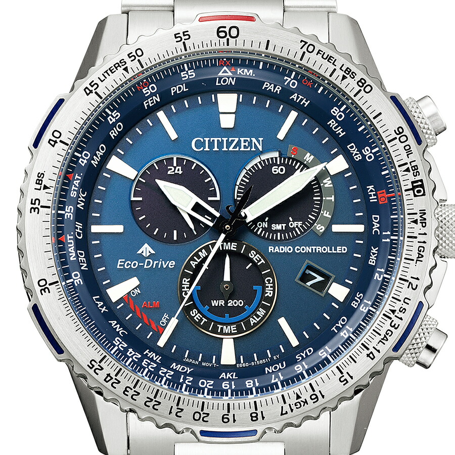 楽天市場】シチズン プロマスター スカイシリーズ 航空計算尺搭載 多
