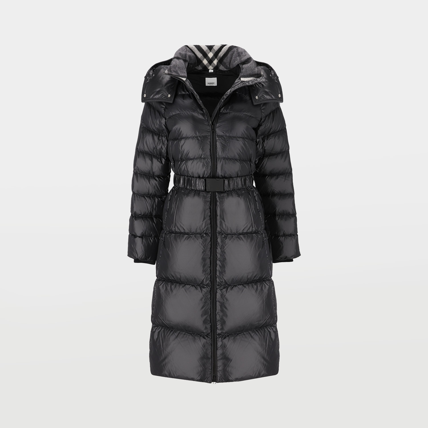 美品 バーバリー ウール フード付き ロゴ コート 大きいサイズ 美品