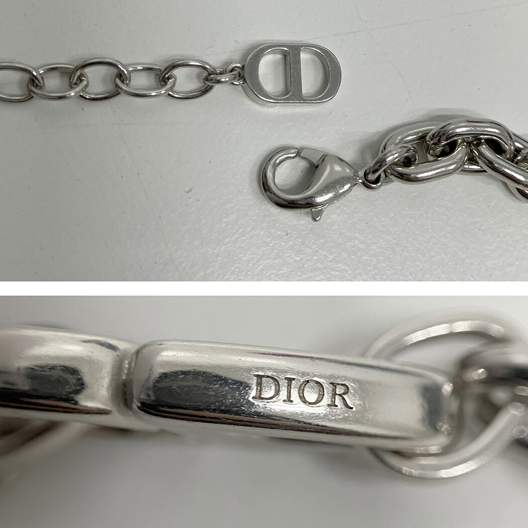 楽天市場】Christian Dior CD30 チェーンリンク ブレスレット チェーン