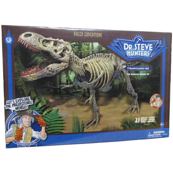 楽天市場】T-REX骨格組立キット ティラノサウルス・レックス CL-664K