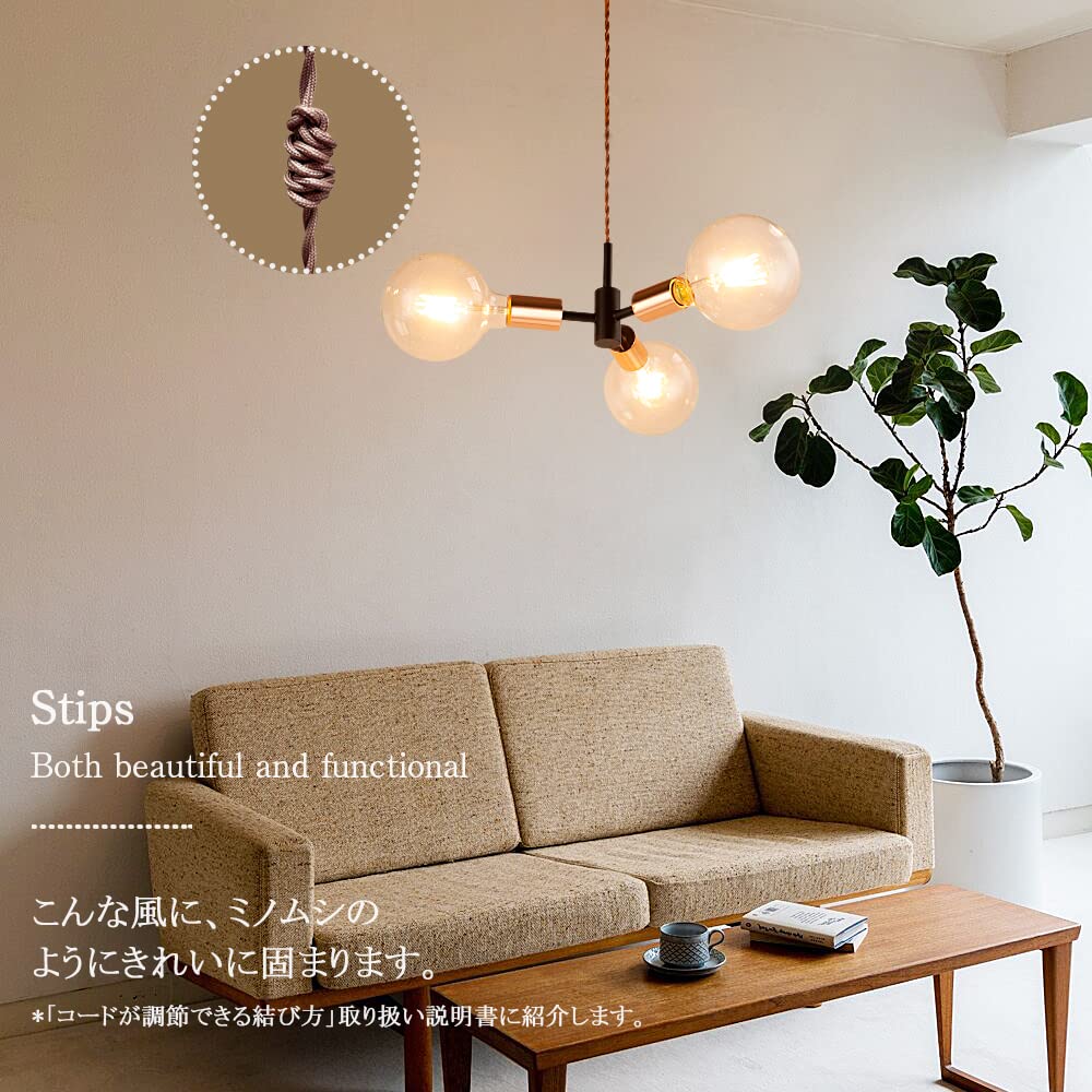 楽天市場】Cerdeco 3灯式ペンダントライト 「黒金」から滲む凛々しさ