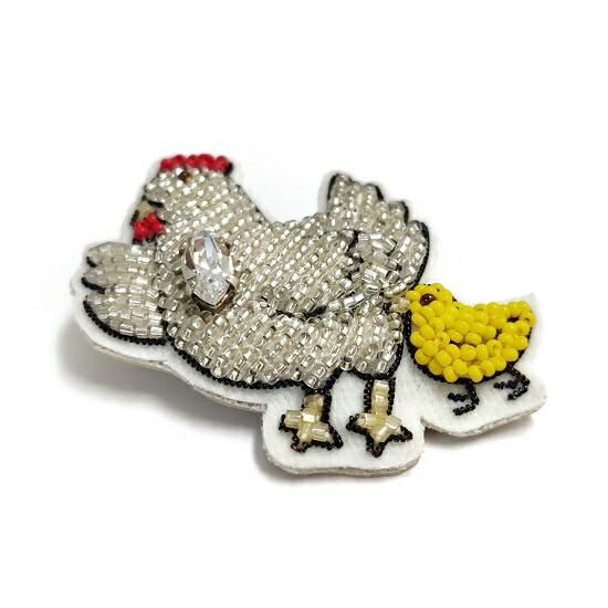 楽天市場】チリア 田川啓二 クリスタルガラス使いのアニマルブローチ