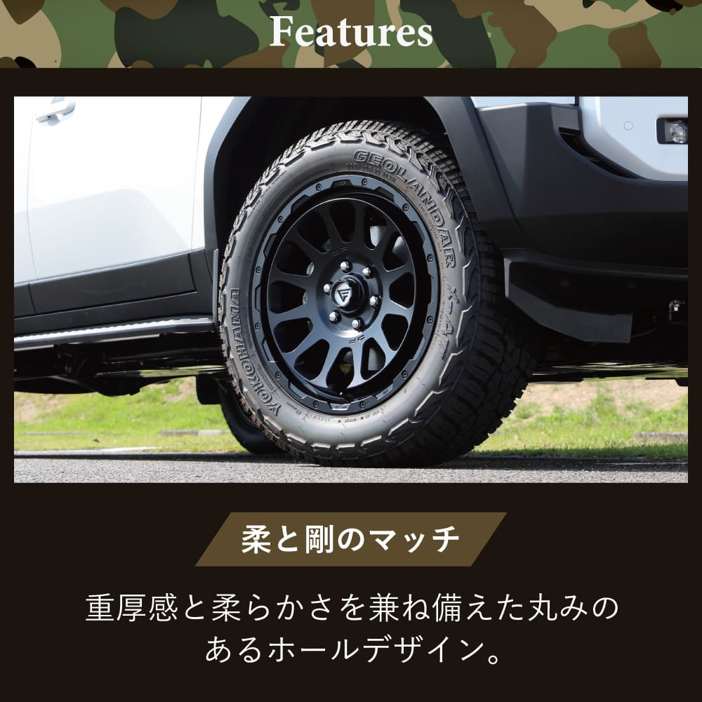 楽天市場】デルタフォース オーバル 16x7.0J 5/114.3 +42 マット