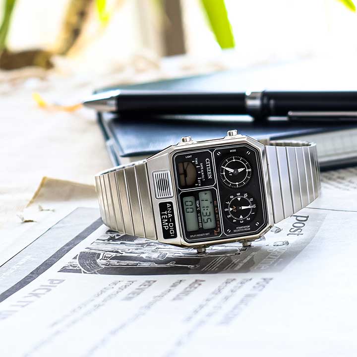 楽天市場】シチズンコレクション レコードレーベル アナデジテンプ