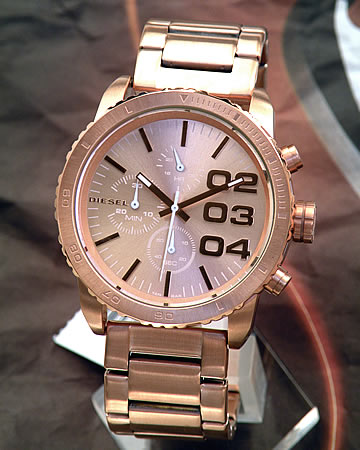 楽天市場】DIESELディーゼル DZ5318 ピンクゴールド レディース 腕時計