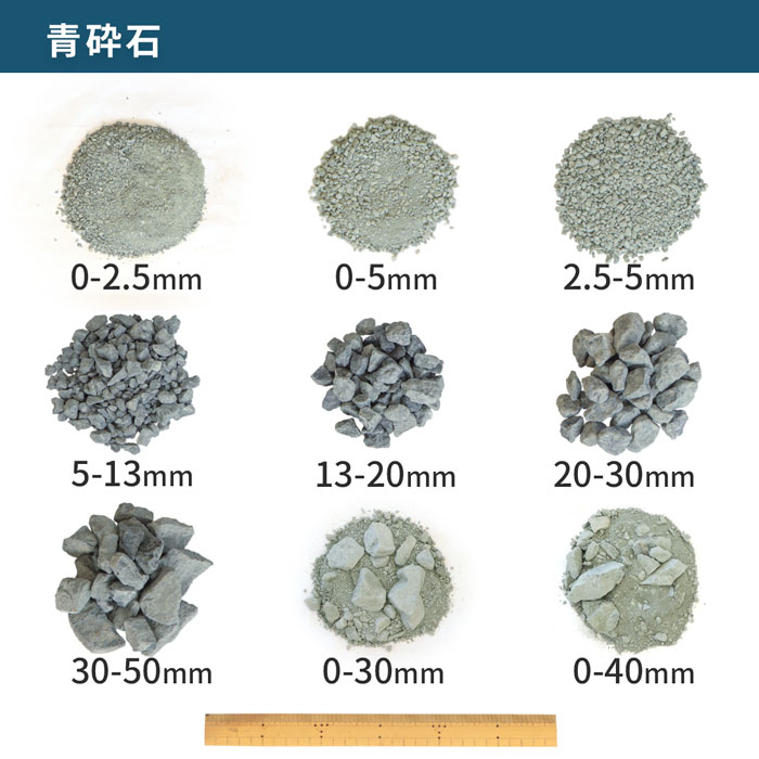 楽天市場】青砕石 20-30mm [4号] 1000kg (20kg×50袋) | 大量 砂利 1