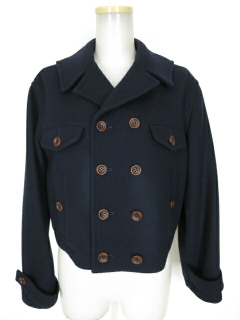 楽天市場】【中古】 Jane Marple / ラムメルトンマリンカラーコート