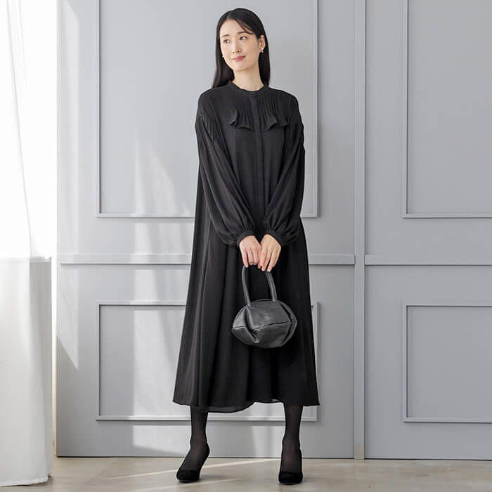 楽天市場】ワンピース ブラックフォーマル レディース 黒 東京ソワール