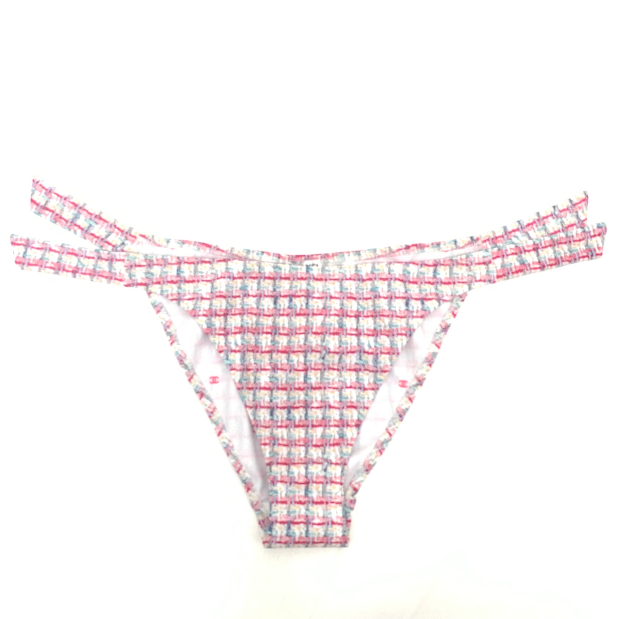 楽天市場】未使用品 CHANEL シャネル 水着 ビキニボトム P71328V64080