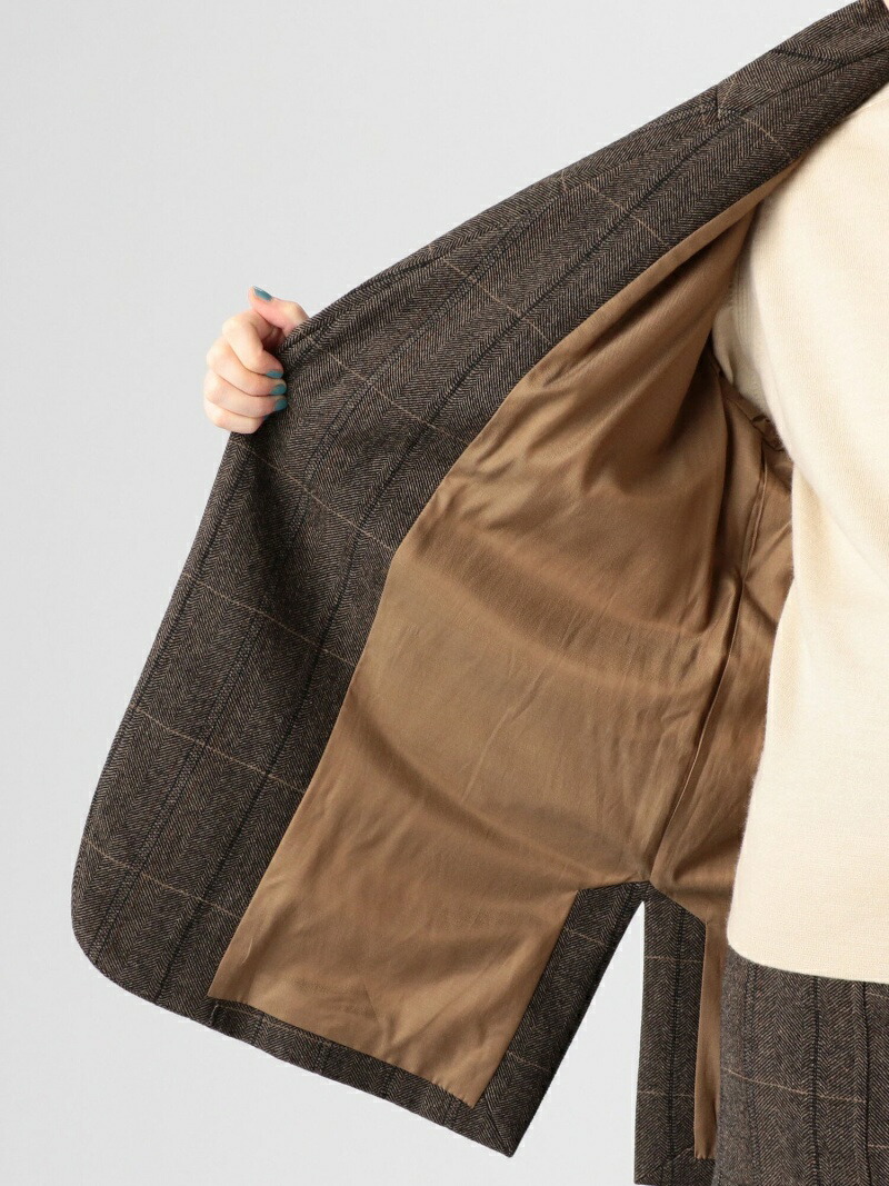 楽天市場】【SALE／40%OFF】ヘリンボーンツイード オーバーサイズド