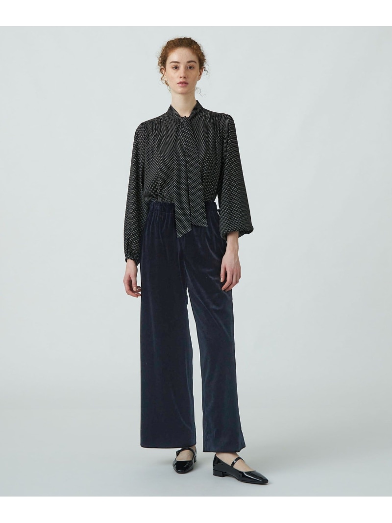 楽天市場】【SALE／40%OFF】ミニドットプリント ボウタイブラウス