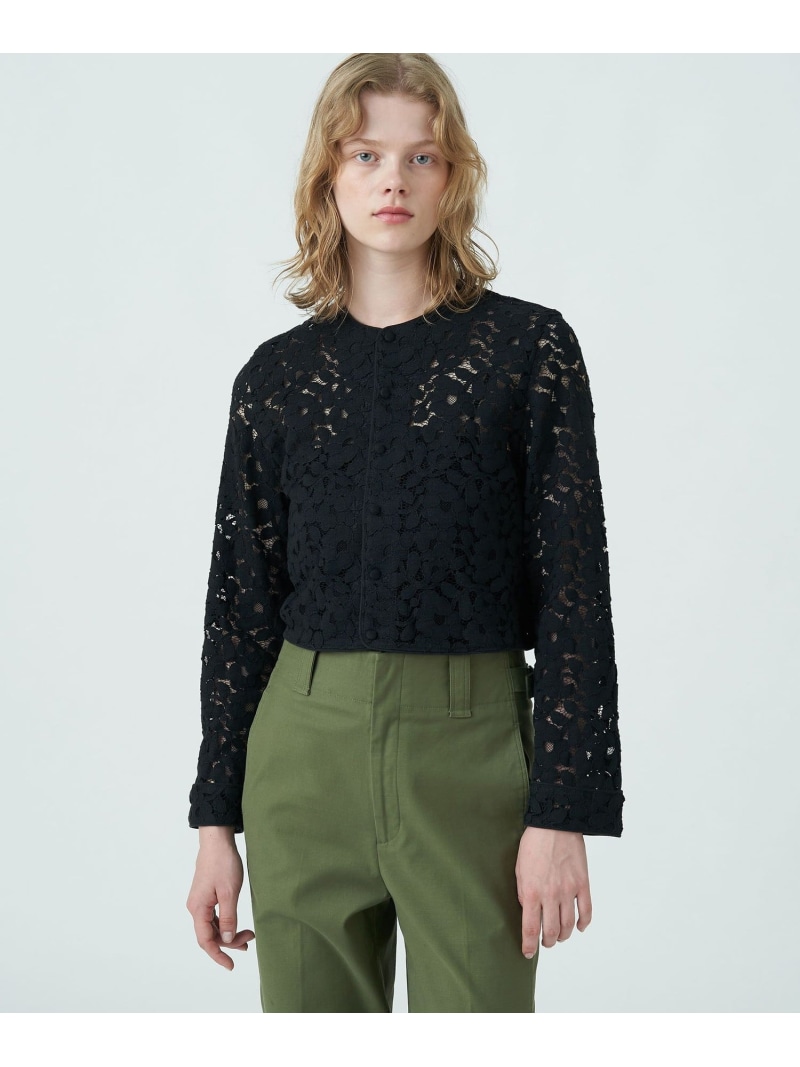 楽天市場】【SALE／40%OFF】フラワーレース ショートブラウス MACPHEE