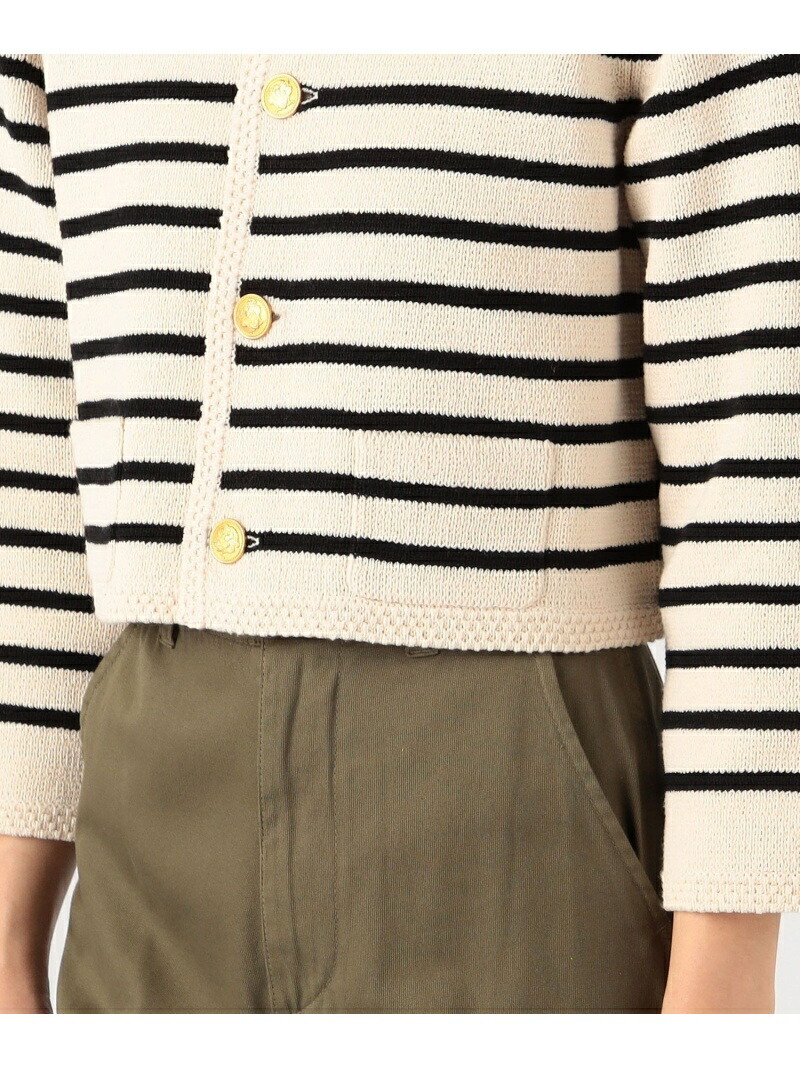 楽天市場】【SALE／40%OFF】ハーフミラノリブ クロップドカーディガン