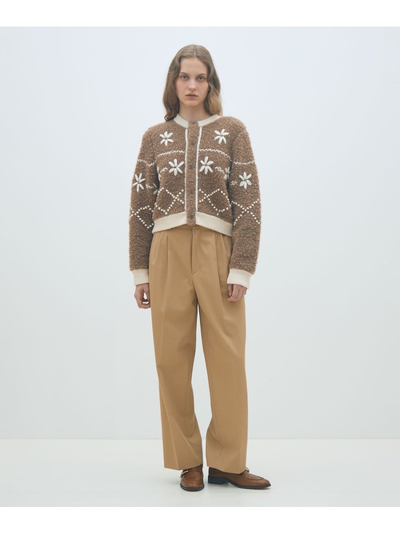 楽天市場】【SALE／40%OFF】ムートンエンブロイダリー クルーネック