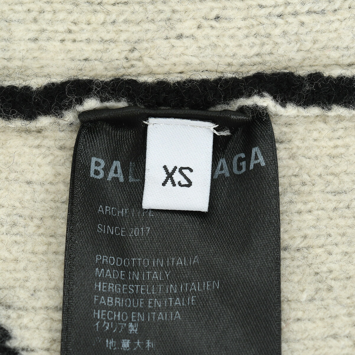 楽天市場】バレンシアガ BALENCIAGA ロゴ総柄 セーター ニット 555273