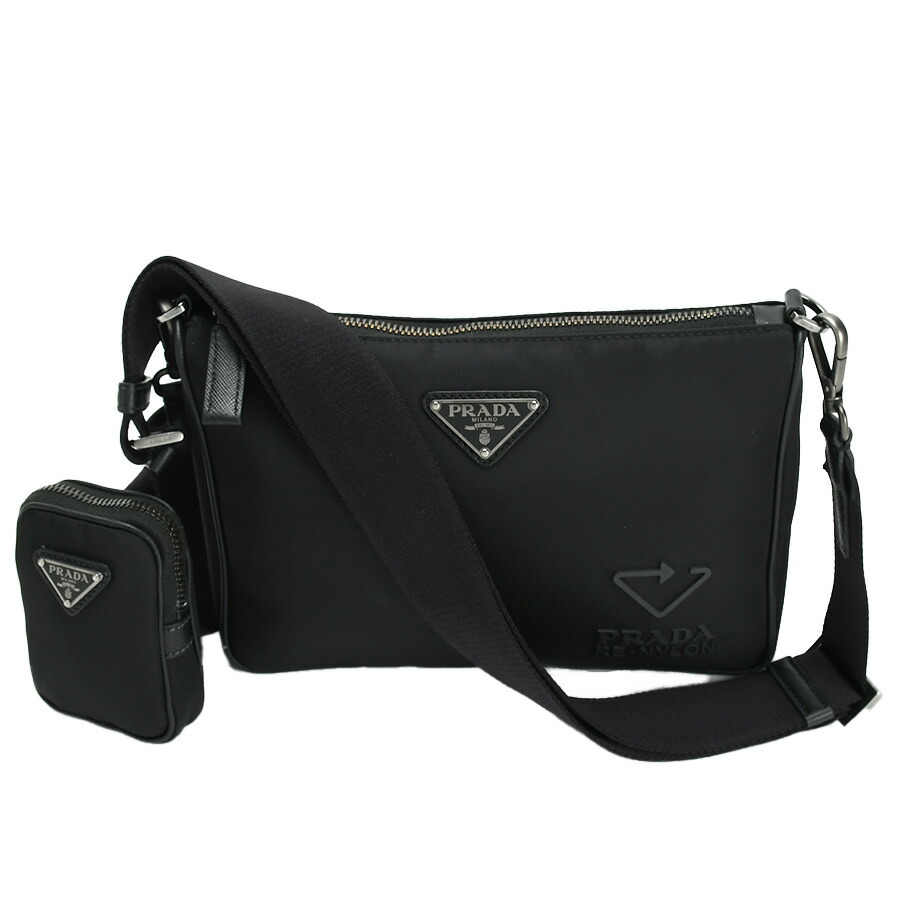 楽天市場】【SUNREV】 プラダ PRADA Re-Nylon サフィアーノレザー