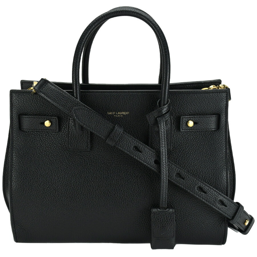 サンローラン サックドジュール ベイビーショルダーバッグ 黒 レザー