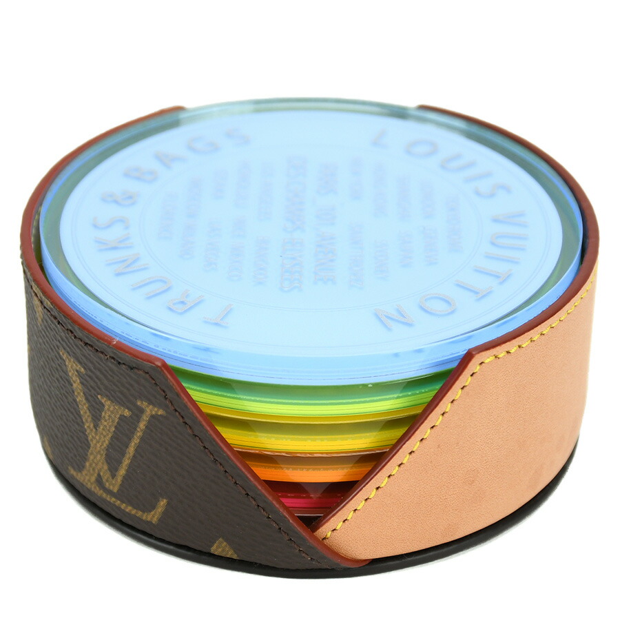 楽天市場】ルイヴィトン LOUIS VUITTON コースター GI0489 6枚セット