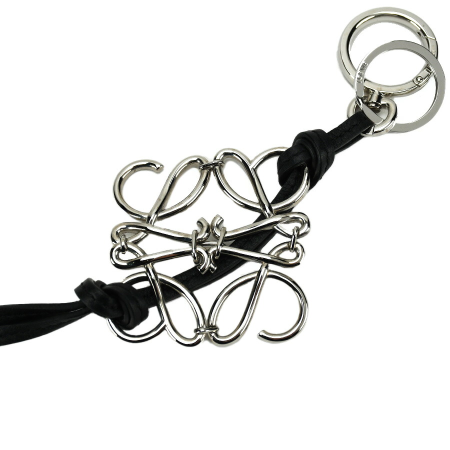 楽天市場】ロエベ LOEWE アナグラム チャーム C821232X02 黒 ブラック