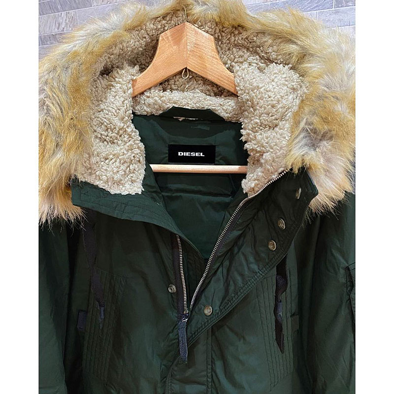 楽天市場】送料無料 DIESEL ディーゼル モッズコート 中綿コート