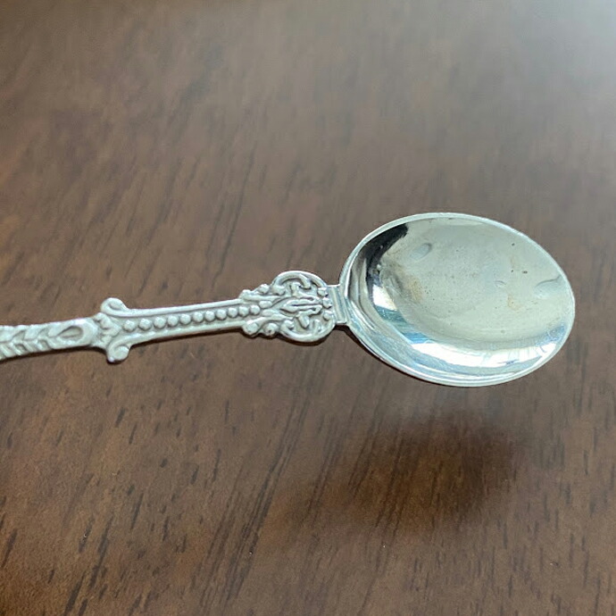 楽天市場】アンティーク スーベニアスプーン シルバープレート