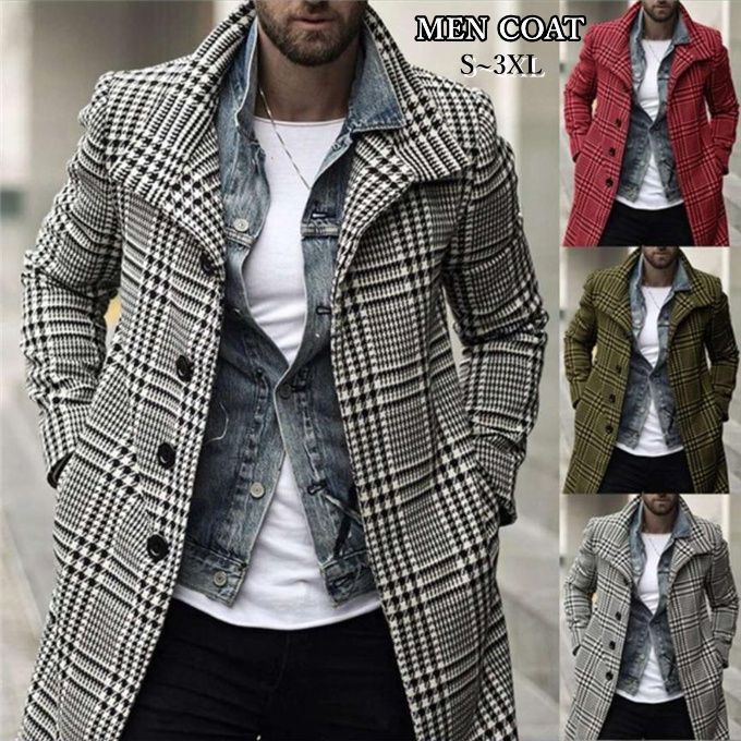 楽天市場】ダッフルコート チェック柄 メンズの通販