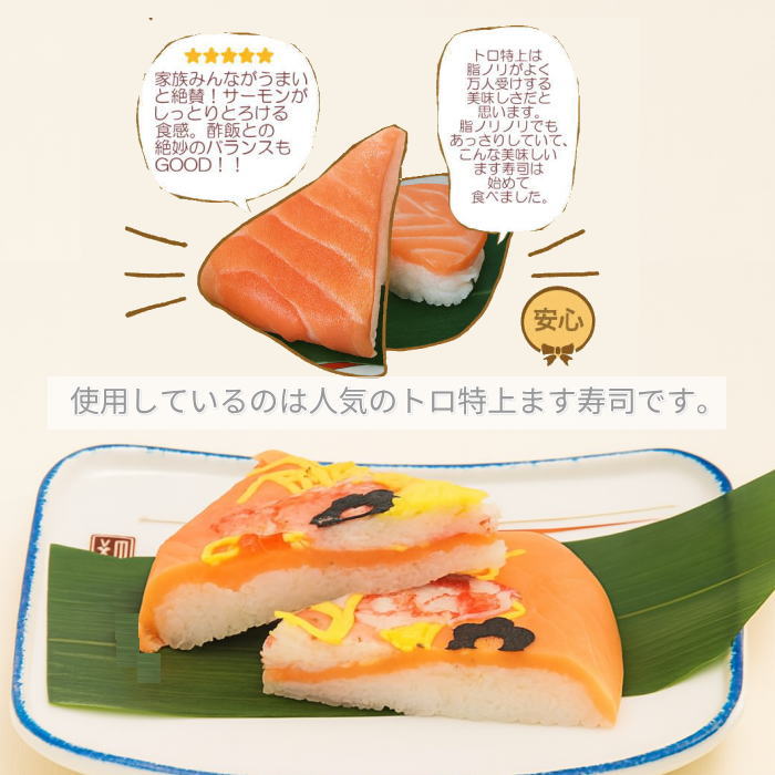 楽天市場】【ます寿司屋ヒロ助】『チラシ風』寿司ケーキます寿司 当店