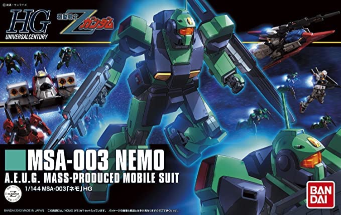 楽天市場】【送料無料】HGUC 機動戦士Zガンダム MSA-003 ネモ 1/144