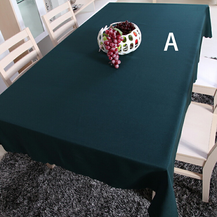 楽天市場】シンプル テーブルクロス 140*140 130*180 150*180 140*200