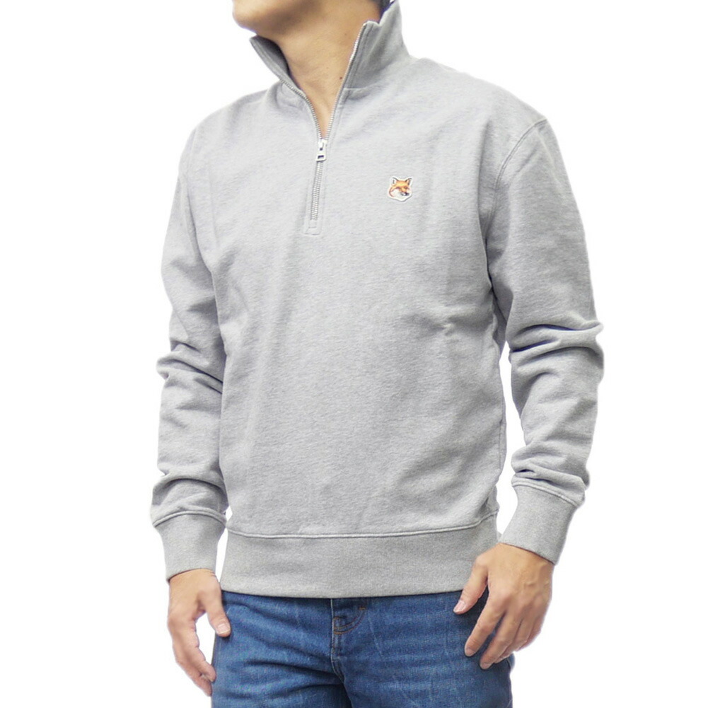 楽天市場】MAISON KITSUNE メゾンキツネ ハーフジップトレーナー