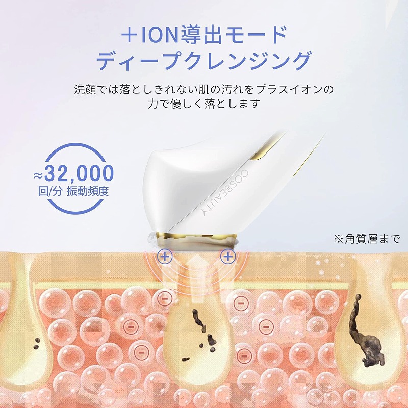 楽天市場】COSBEAUTY 美顔器 EMS 温冷美顔器【温冷ケア+EMS+イオン誘導