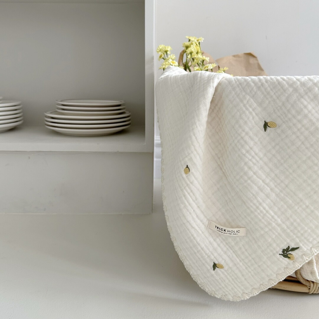 楽天市場】【2/18 PM 4頃再入荷 くまの刺繍】6重ガーゼブランケット星