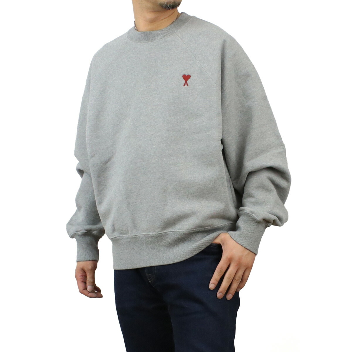 楽天市場】AMI PARIS アミパリス ハートロゴ スウェット BFUSW005.747