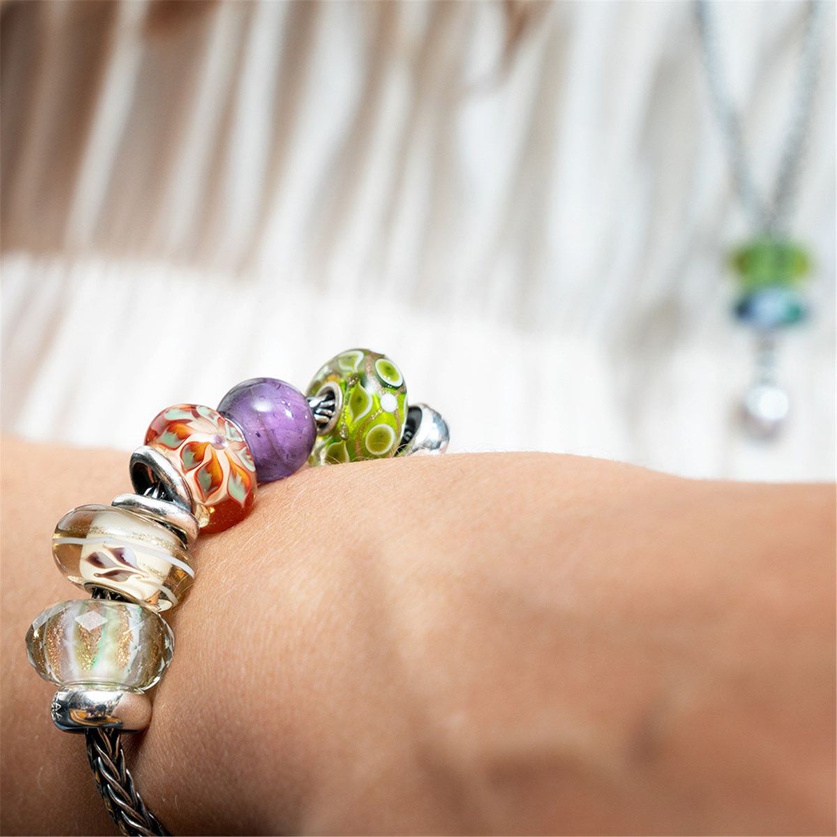 楽天市場】トロールビーズ Trollbeads セレニティー Serenity ガラス