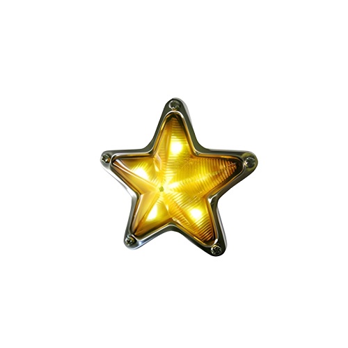 楽天市場】星型マーカーランプ 5点留め 電球タイプ トラック用品