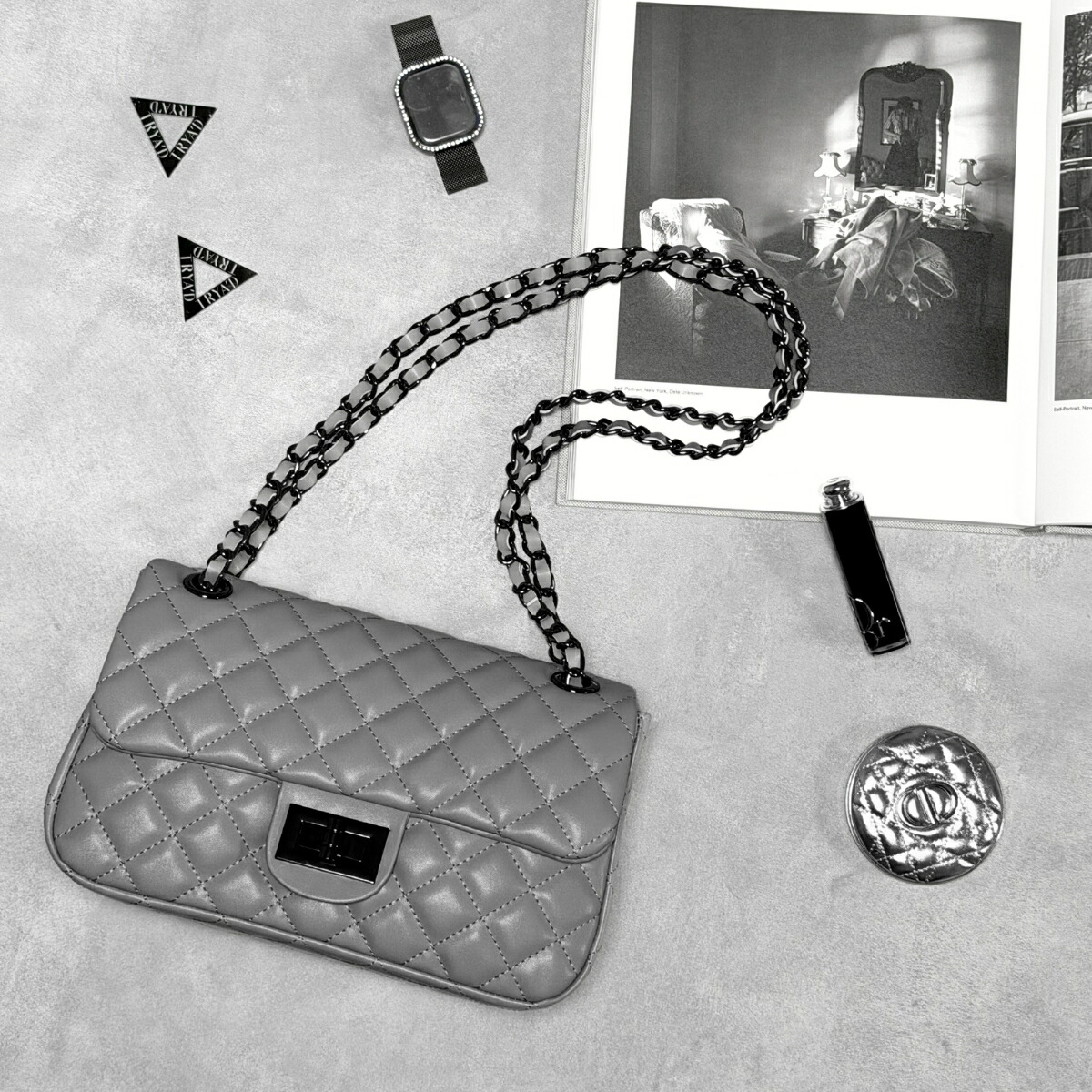 楽天市場】【SALE／15%OFF】チェーンバッグ レディース 本革 黒